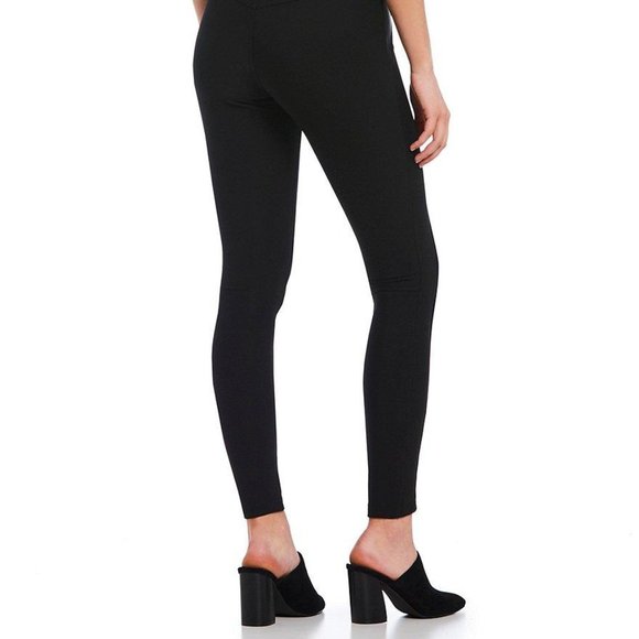 Hue Lace Tuxedo High Waist Ponte Leggings - Picture 2 of 2